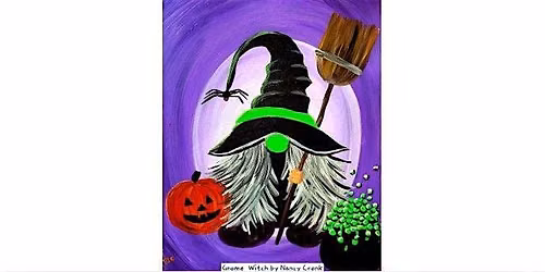 Gnome Witch  Saturday,  October 24th  3:00pm $35