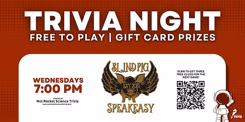 Mineral Wells Trivia Night | Blind Pig Speakeasy