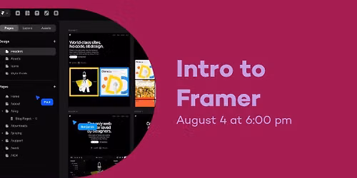 Intro to Website Building with Framer