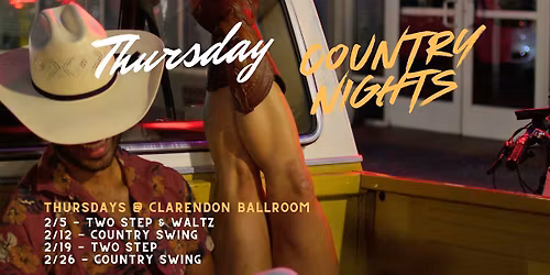 Copy of Country Dance Night @ Clarendon Ballroom