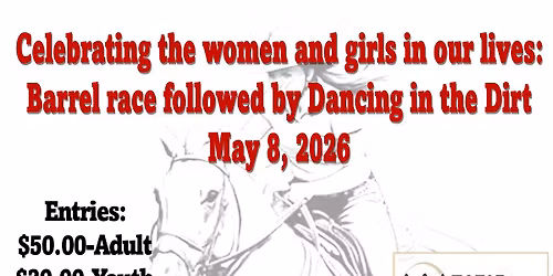Barrel race and dancing in the dirt
