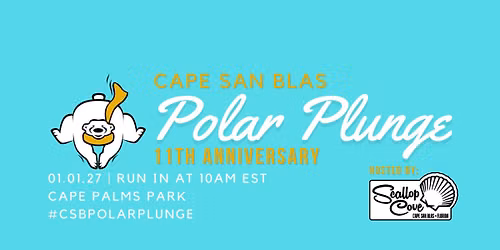 Cape San Blas Polar Plunge 11th Annual Jan 1, 2027