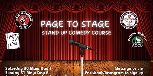 Comedy course: Page to stage