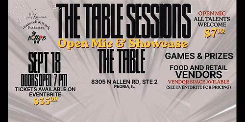 Diamonds and Pearls Productions Presents : The Table Sessions