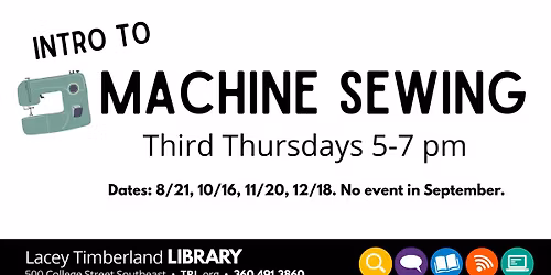 Intro to Machine Sewing