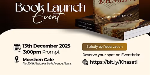 Khasati Book Launch by A Northern Female