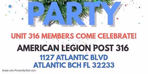 Auxiliary Unit 316 Christmas Party | Post 316 | Atlantic Beach, Florida