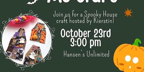 Mommy & Me Craft - Spooky Houses