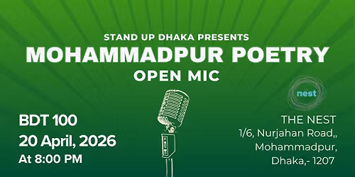 Mohammadpur Poetry Open Mic