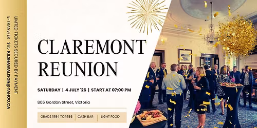 Claremont 40th Reunion