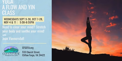 Yoga: A Flow and yin class