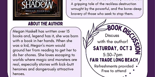 Book of the Month with Megan Haskell at Fair Trade Long Beach