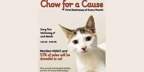 Chow for a Cause at P.F. Chang's! Benefiting Humane Society of North Central Florida!!