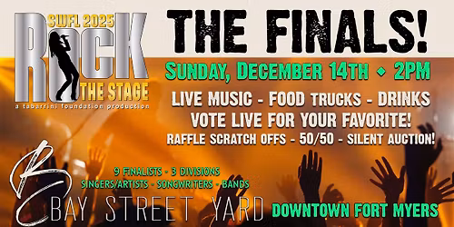 Rock the Stage 2025 - THE FINALS at Bay Street Yard!