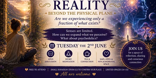 Spiritual Growth & Wellbeing Circle: Multidimensional Reality - Beyond the physical plane