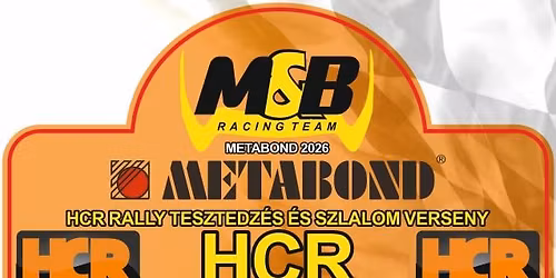 METABOND 2026 Rally Tesztedz\u00e9s \u00e9s Szlalom Verseny