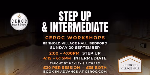 Step Up \/ Intermediate Workshops in Bedford