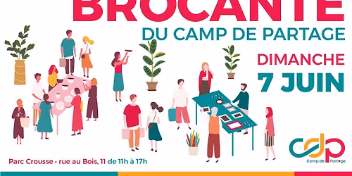 Grande Brocante solidaire du Camp de Partage