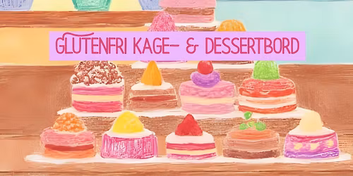 Glutenfri kage- og dessertbord - juletema