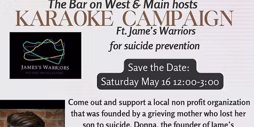 Suicide Prevention Fundraiser!  
