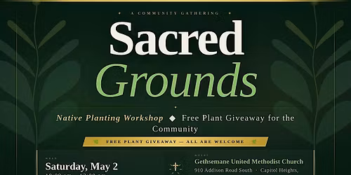 Sacred Grounds - Native Pollinator Garden Planting & FREE Plant Giveaway