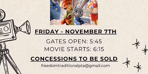 Movie Night in the Courtyard