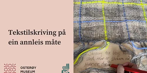 Tekstilskriving p\u00e5 ein annleis m\u00e5te