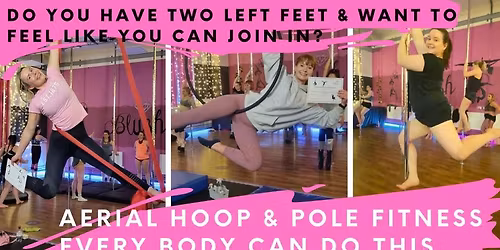FREE Taster Sessions on Aerial Hoop OR Pole Fitness