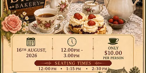 English Cream Tea, Peachland Little Schoolhouse