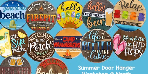 Summer Door Hanger Workshop at North Water Brewing Co.