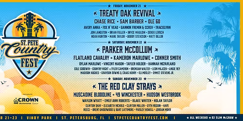 St. Pete Country Music Fest 2025