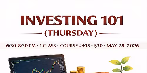 Investing 101 - Braintree Adult Education Class