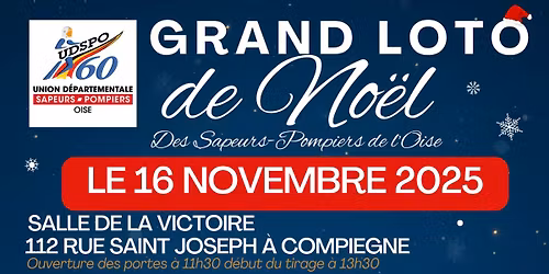 Grand loto des pompiers de l\u2019Oise 