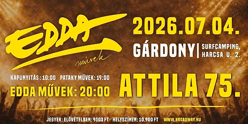 ATTILA 75. \/\/ G\u00c1RDONY