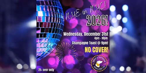 \u2728 New Year\u2019s Eve in NYC at Tiger\u2019s! \u2728