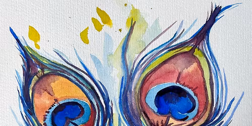Watercolor Feathers Workshop