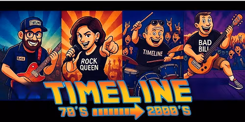 Timeline 70's - 2000's cover band LIVE at Paddy's Irish Pub
