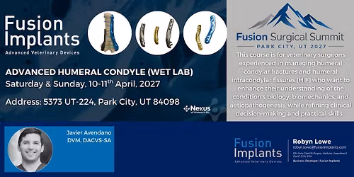 Advanced Humeral Condyle Course Wet Lab (2 Days)