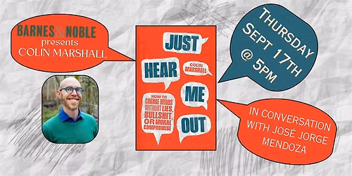 Author Colin Marshall in conversation with Jos\u00e9 Jorge Mendoza