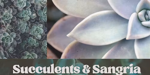 Succulent Workshop with Board and Brush