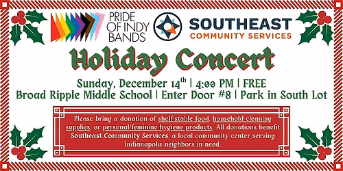 Pride of Indy Bands Holiday Concert