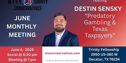 June Monthly Meeting with Destin Sensky