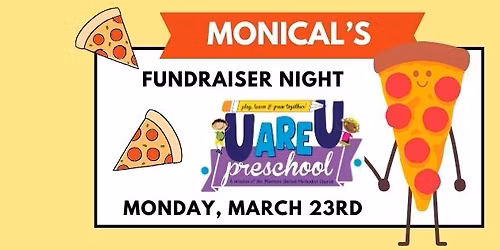 U are U Preschool's Pizza Fundraiser!