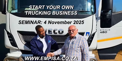 Start Your Own Trucking Business Training Seminar