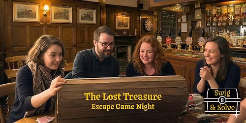 Swig & Solve: Escape Game Night | Geek Retreat Blackburn (Group Experience)
