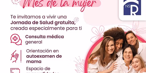 Jornada de Salud Gratuita ¡Mes de la Mujer! Cuidarte es un acto de amor