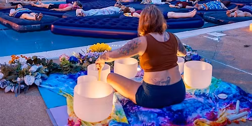 Sunset Floating Sound Bath with Artist Katie Detrich
