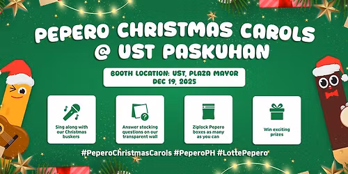 Pepero Christmas Carols @ UST Paskuhan