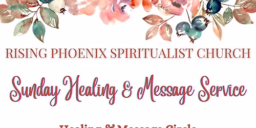 Sunday Healing and Message Service
