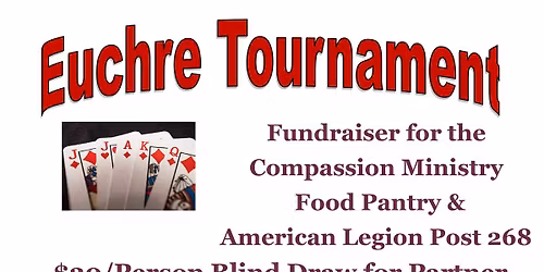 Euchre Tournament for Compassion Mintries 